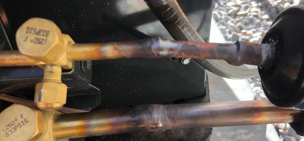 AC Install Soldering