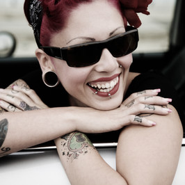 Mujer tatuada