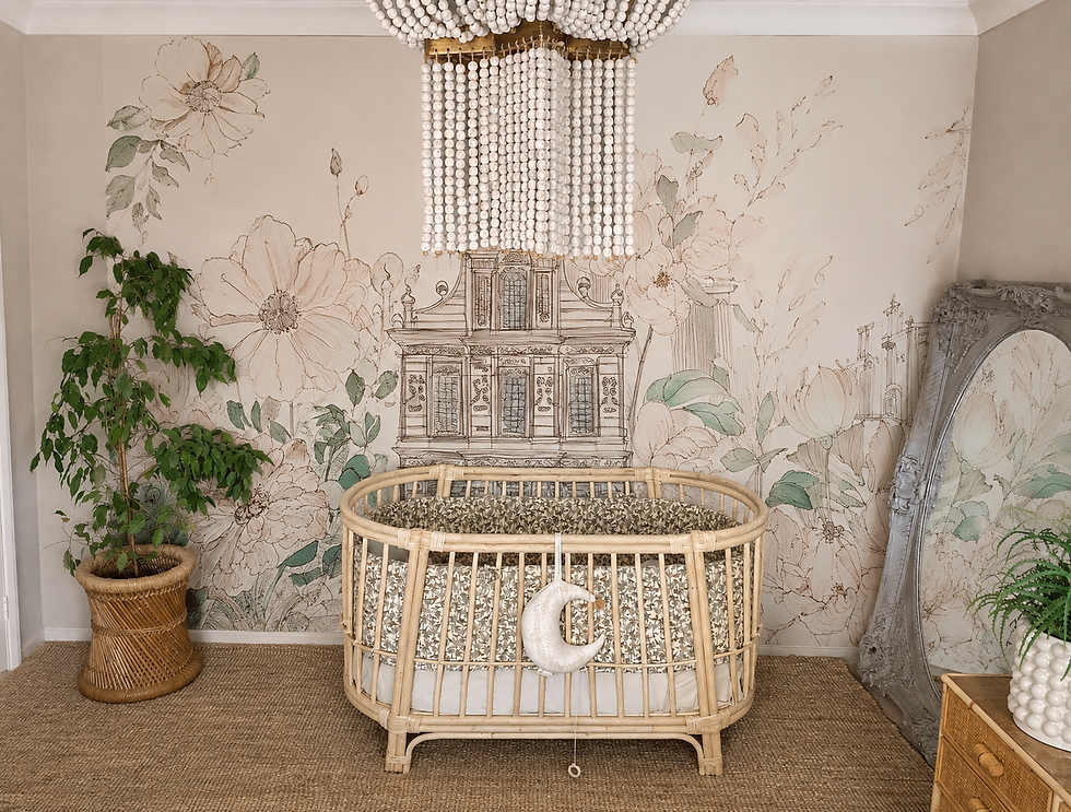 Thumbnail: Wooden Chandelier Estrella ,Wooden Beaded Lighting, Boho large Chandelier , MAKA Interiors home decor
