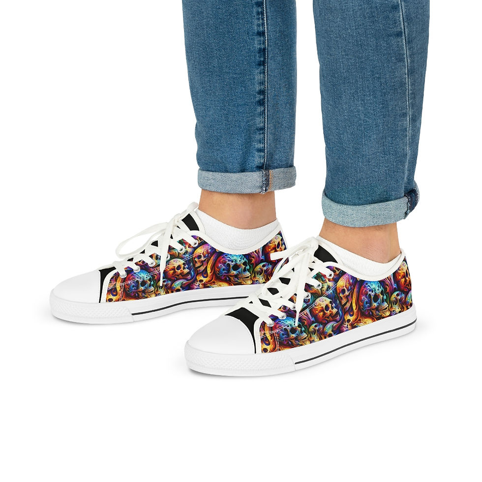 Thumbnail: Mens Skull Sneakers