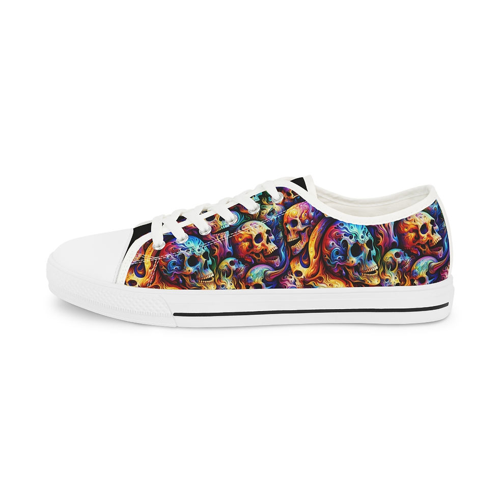 Thumbnail: Mens Skull Sneakers
