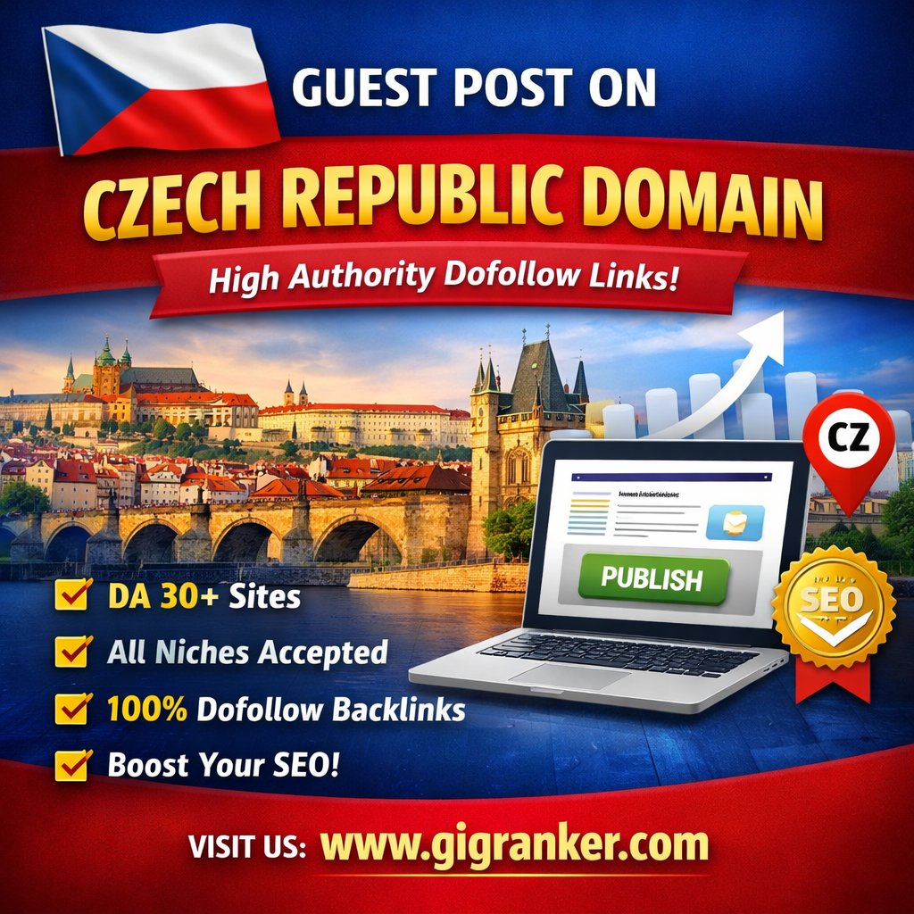 Guest post on Czech Republic domain with dofollow backlink