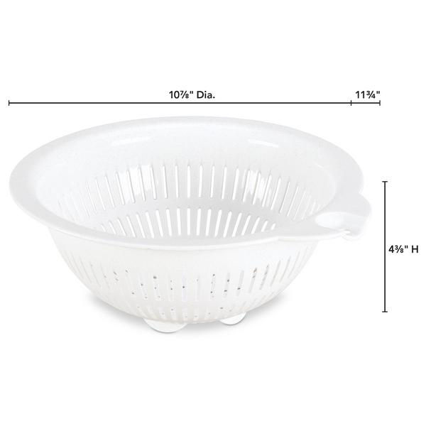 Thumbnail: Colander Sterlite White Item # 0765-12 PC