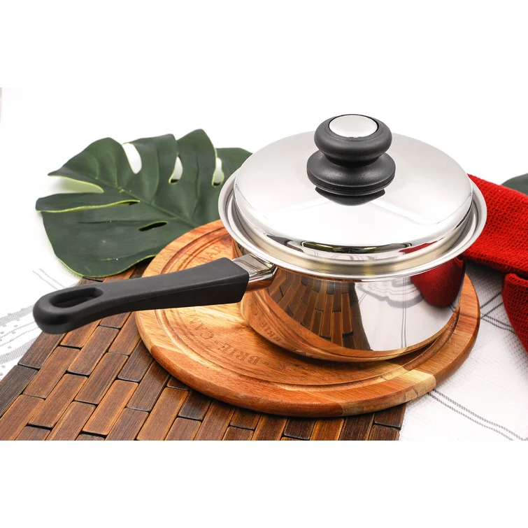 Thumbnail: Cookware Stainless Steel 2 qt. Saucepan with Lid Item # 34F37H-FFW18