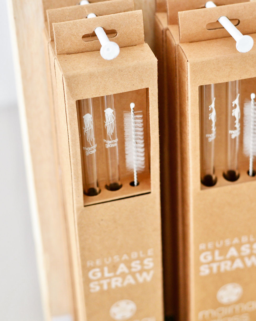 Thumbnail: Smoothie Glass Straw Set