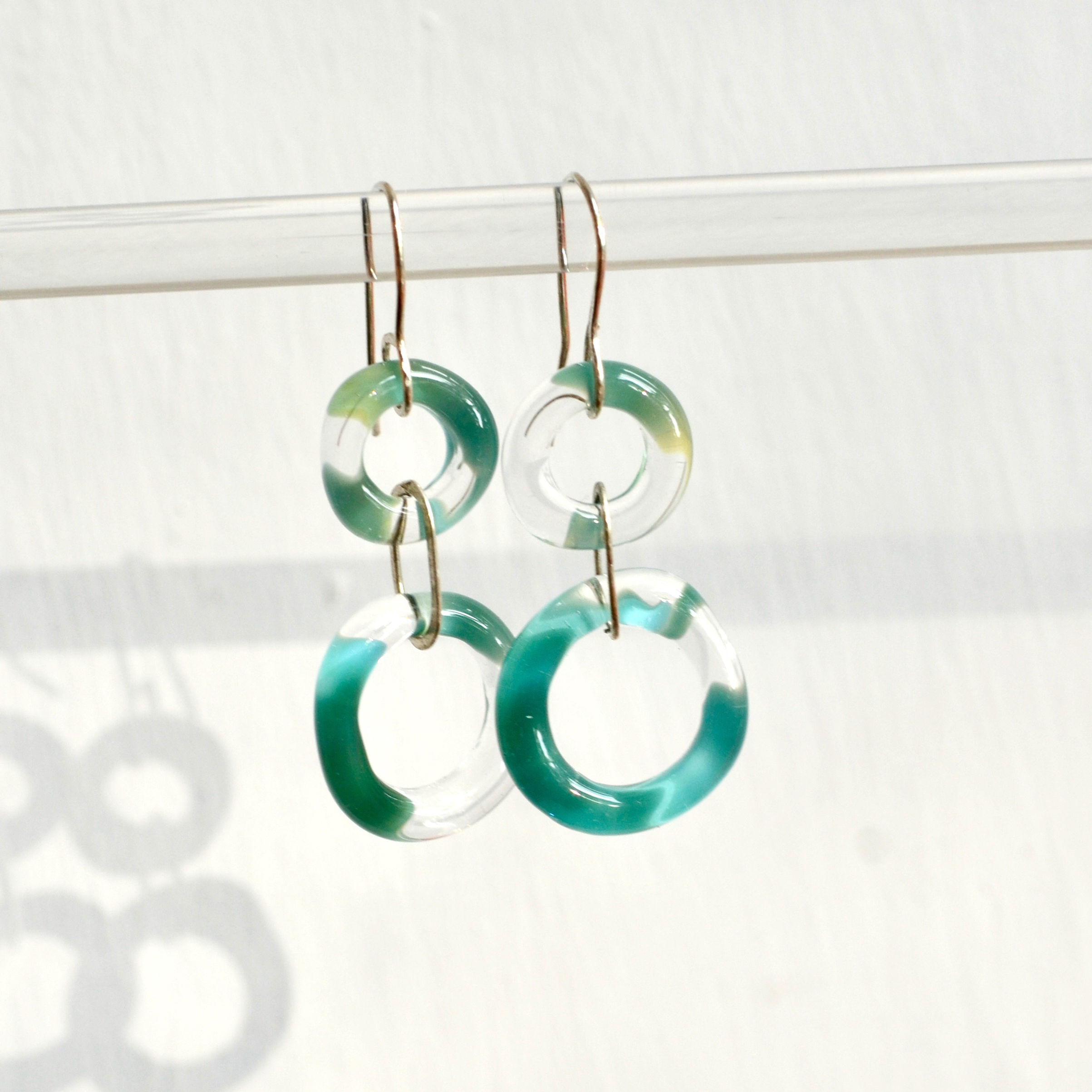 Ring earrings - dauble