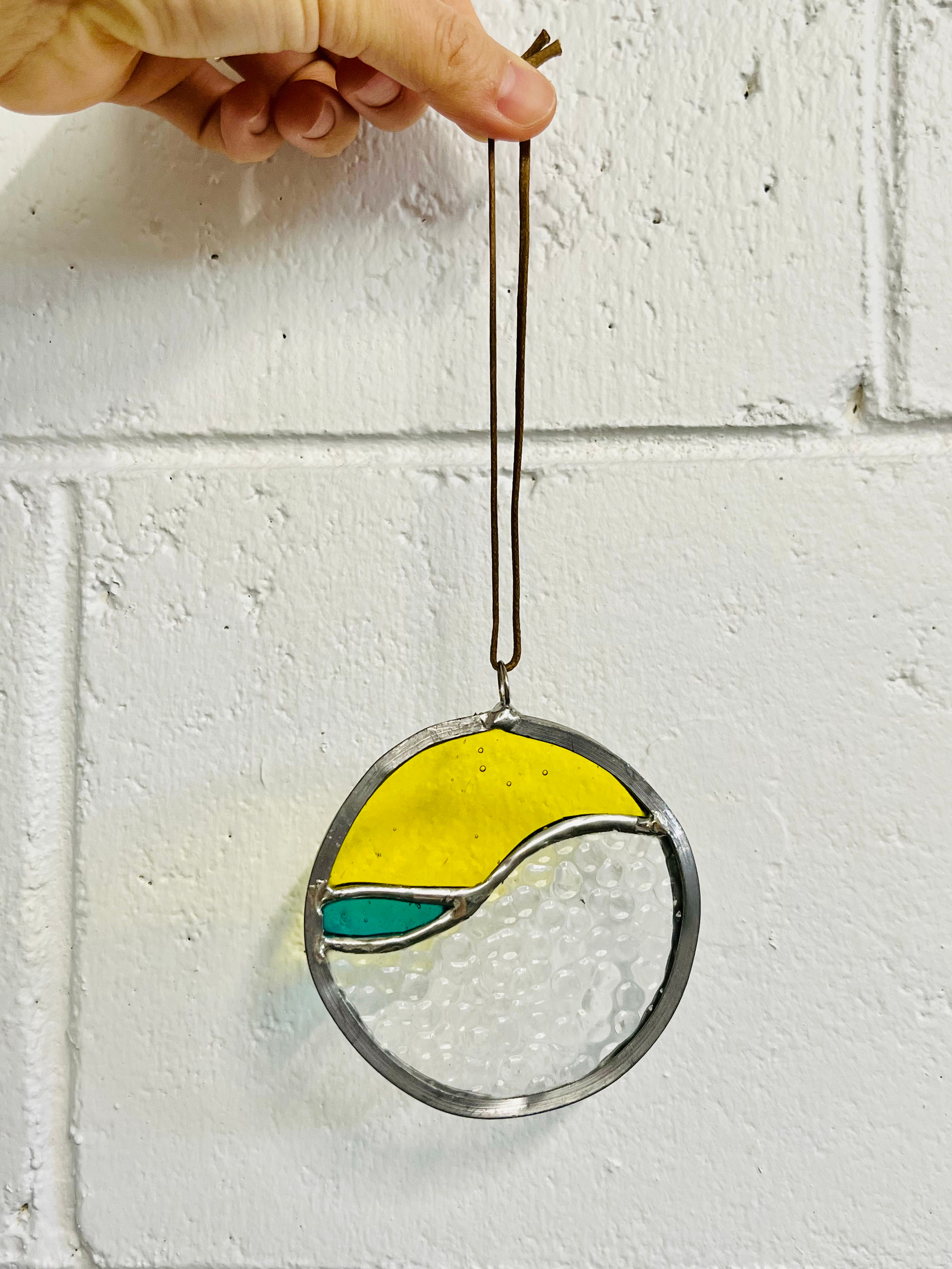 Stained Glass Suncatcher - Sea Sunrise