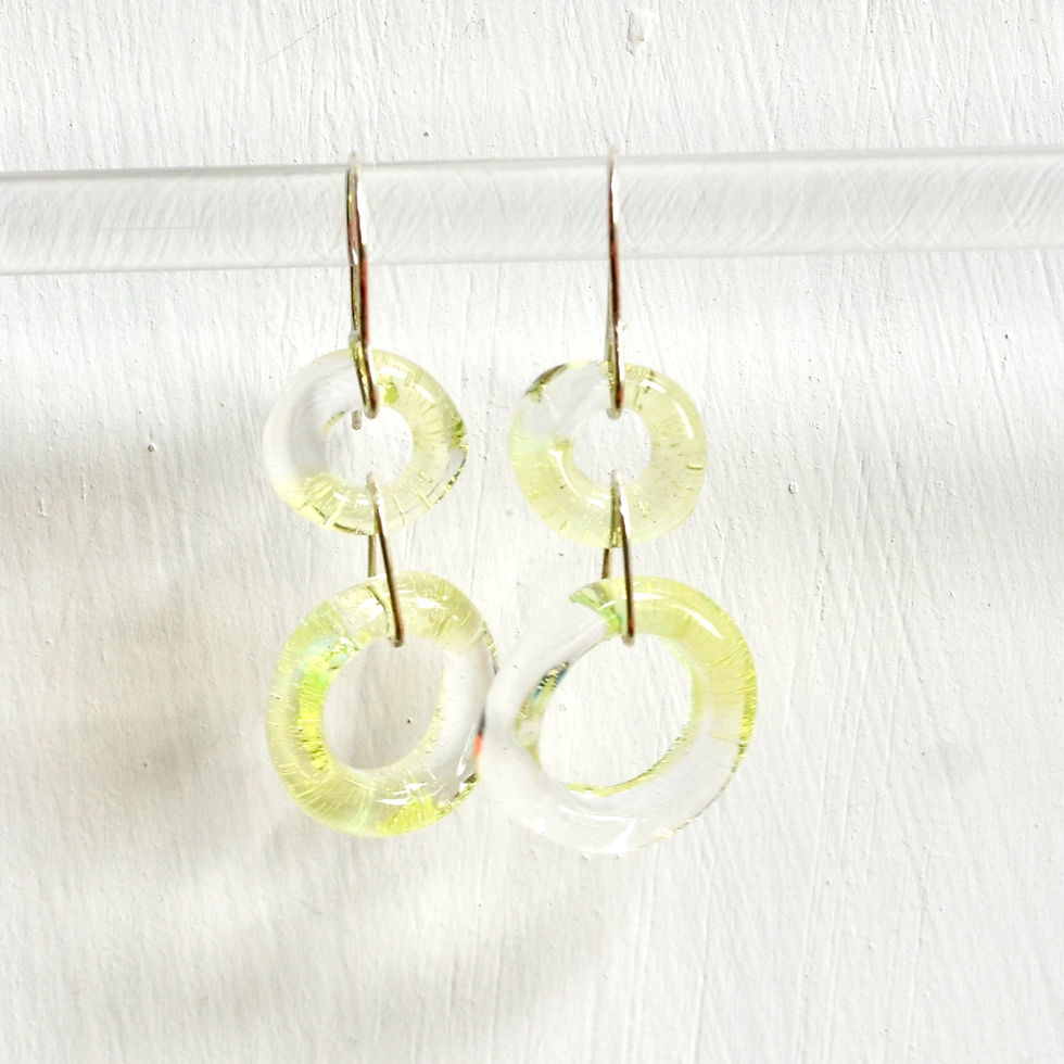 Thumbnail: Ring earrings - dauble