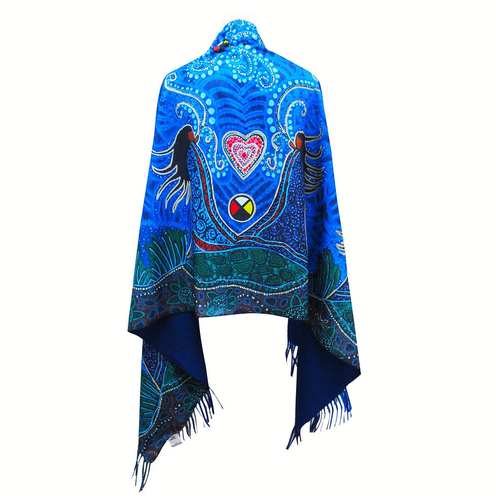 Thumbnail: Leah Dorion Breath of Life Art Print Shawl