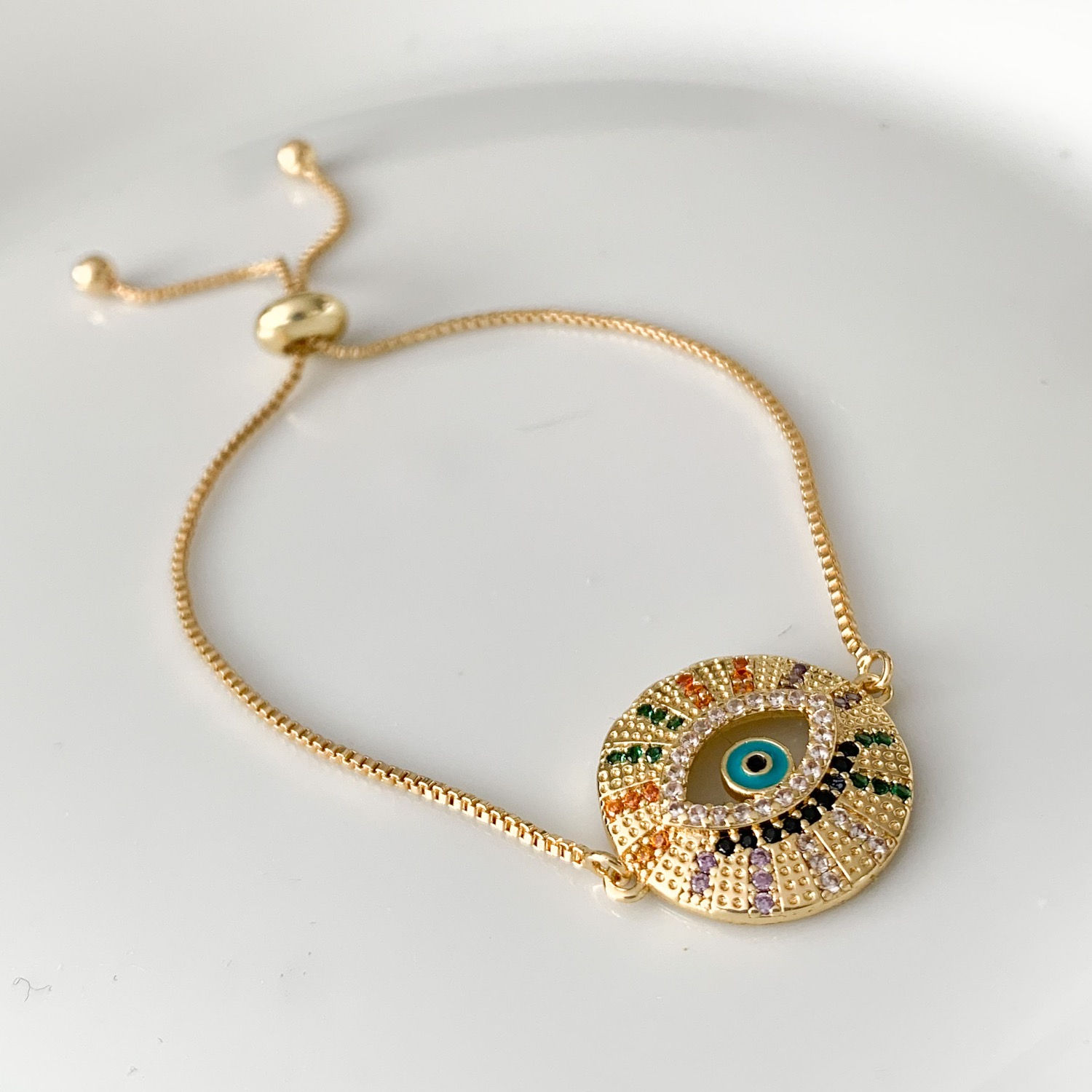 The Eye of the Sun Bracelet, Gold