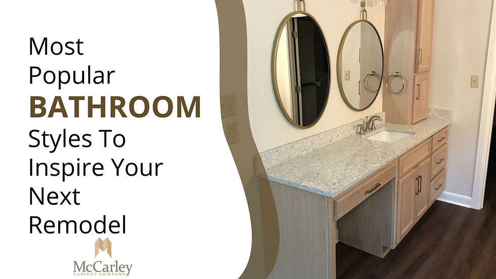 Most Popular Bathroom Styles To Inspire Your Next Remodel