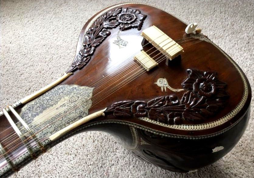 Thumbnail: 1970s Rikhi Ram Blue Label Sitar
