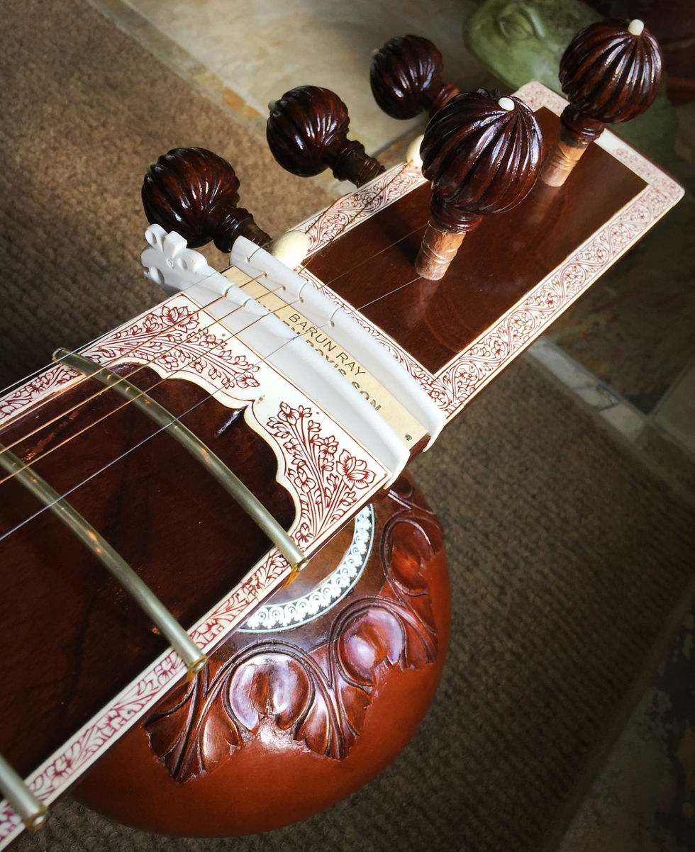Thumbnail: Late-2000s Hiren Roy Sitar