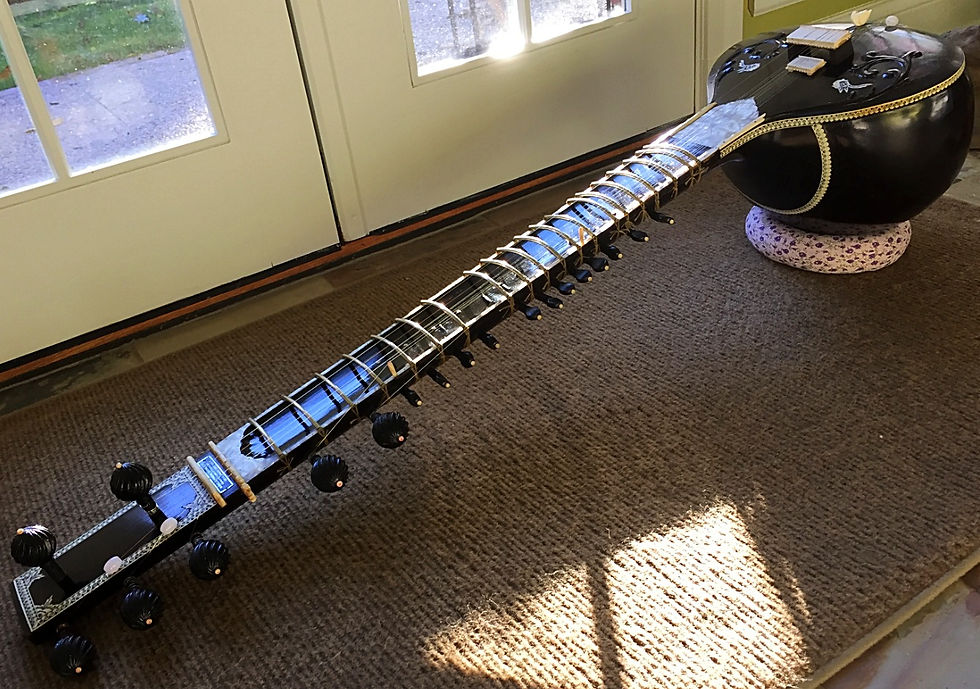 Thumbnail: Late-1980s Mangla Prasad Sharma Shahid Parvez Khan-style Gandhar Pancham Sitar