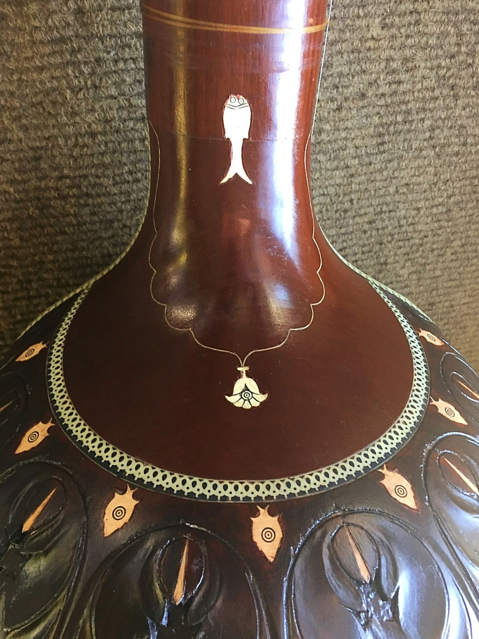 Thumbnail: Late 1950s Mohan Singh Sitar with Structured Balsa Tumba