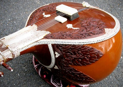 Thumbnail: Late-20th Century Radha Krishna Sharma Full Decoration Sitar