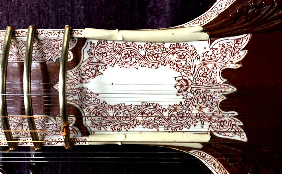 Thumbnail: 1999 Hiren Roy Barun Ray Full Decoration Kalka Sitar