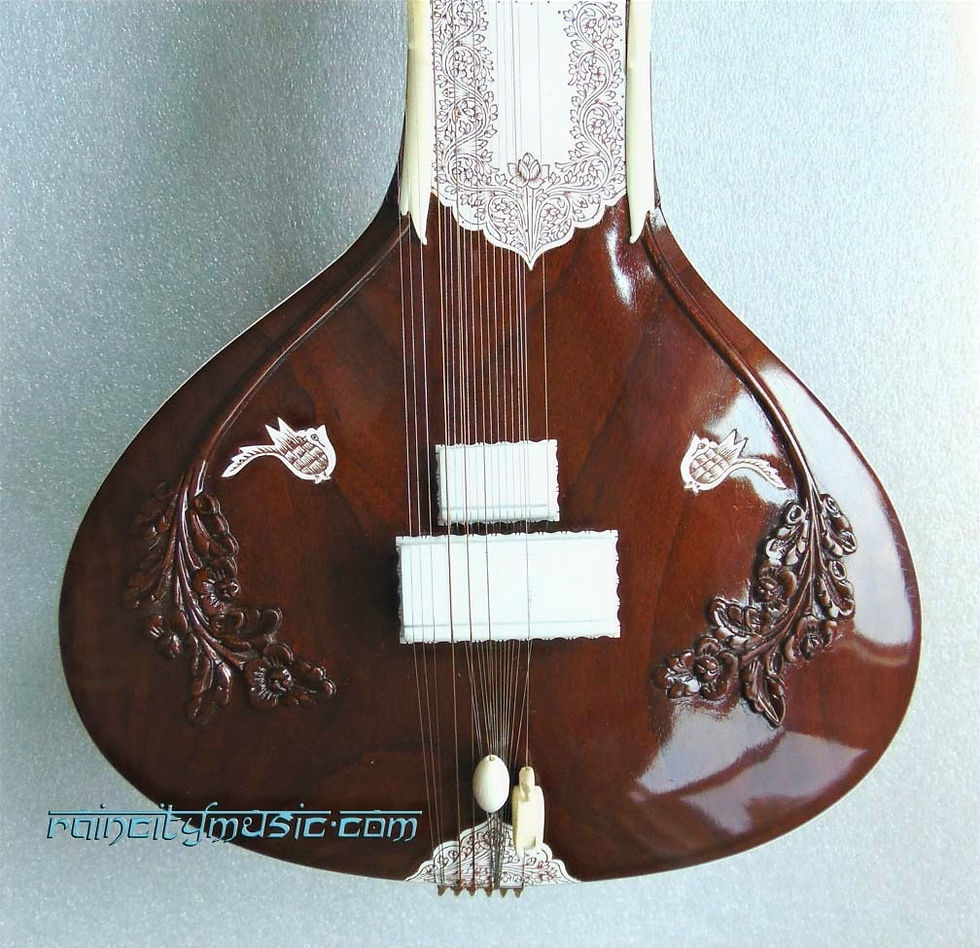 Thumbnail: Mid-2010s P & Brother Flat-Back Studio Sitar