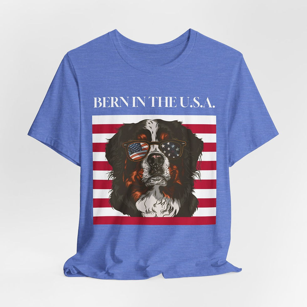 Thumbnail: Patriotic Bernese Mountain Dog Tee