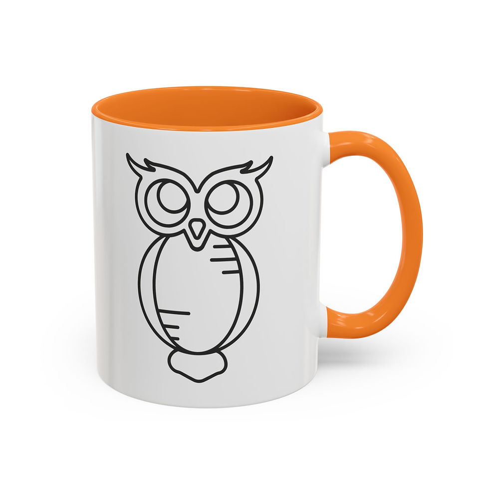Thumbnail: Colorful Owl Mugs, 11oz 