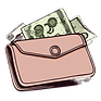 female wallet with money.png