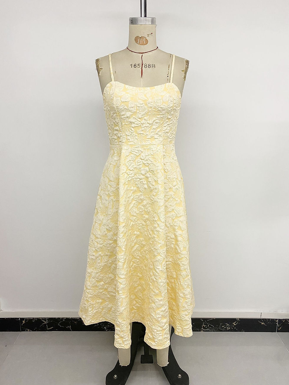 Thumbnail: The Aurora Textured Jacquard Midi Dress