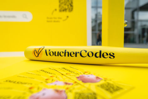 VoucherCodes brand activation detail photography in Manchester
