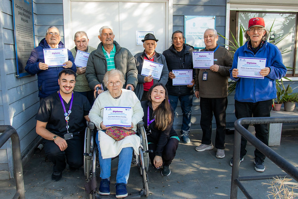 CIERRE DEL TALLER “SABORES Y SABERES” EN EL CENTRO TERAPÉUTICO PARA PERSONAS MAYORES EL MAÑÍO