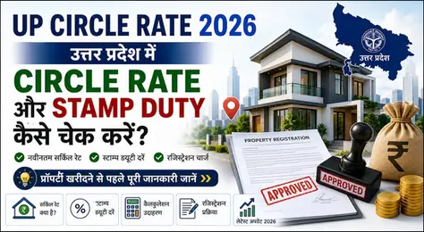 UP Circle Rate 2026: उत्तर प्रदेश में Circle Rate और Stamp Duty कैसे चेक करें?