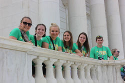 6 youth tour students at the capital