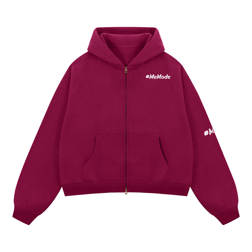 Thumbnail: I Choose Me. Quietly Boxy Cropped Hoodie