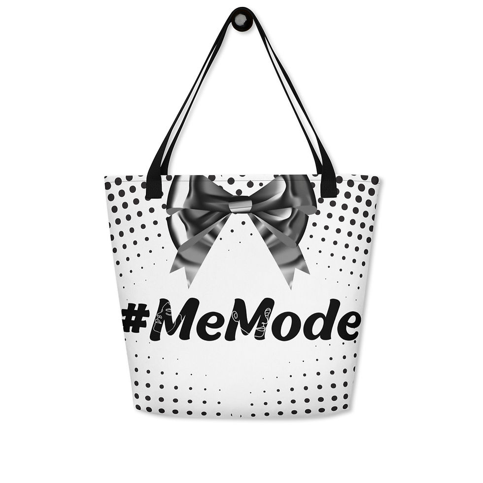#MeMode Platinum Asymmetric Large Tote Bag