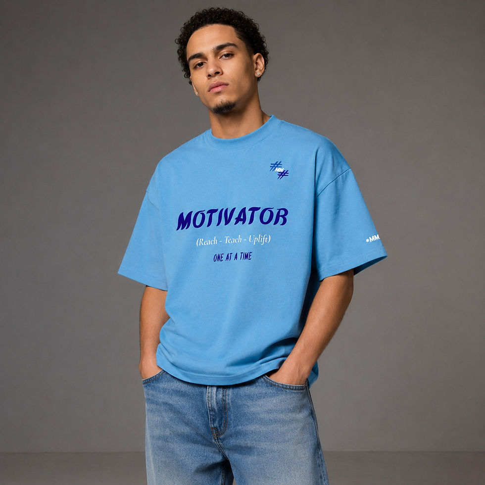 Thumbnail: # Motivator - Boxy Oversized T-Shirt