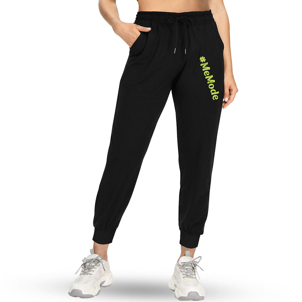 #MeMode Brand OOlive Onyx Unisex Fleece Sweatpants