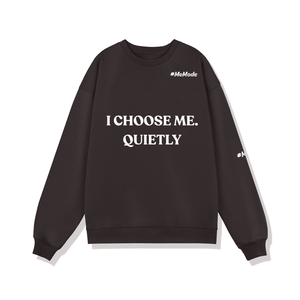 Thumbnail: I Choose Me. Quietly Oversized Sweatshirt