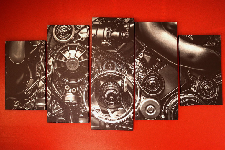 Engine wall art