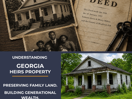 Understand How Heirs' Property Impacts Our Neighborhoods