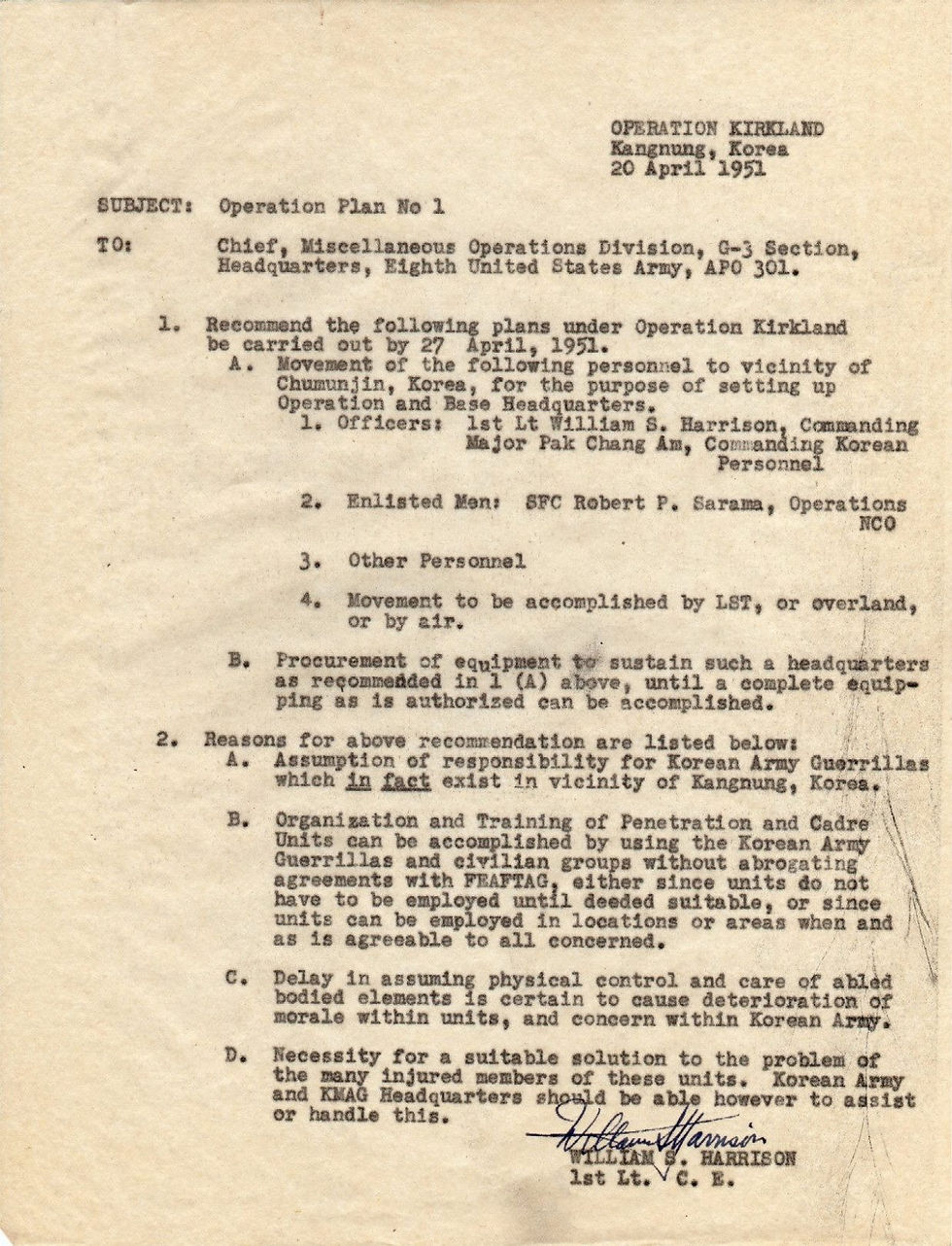 TF Kirkland Operation Plan 1
