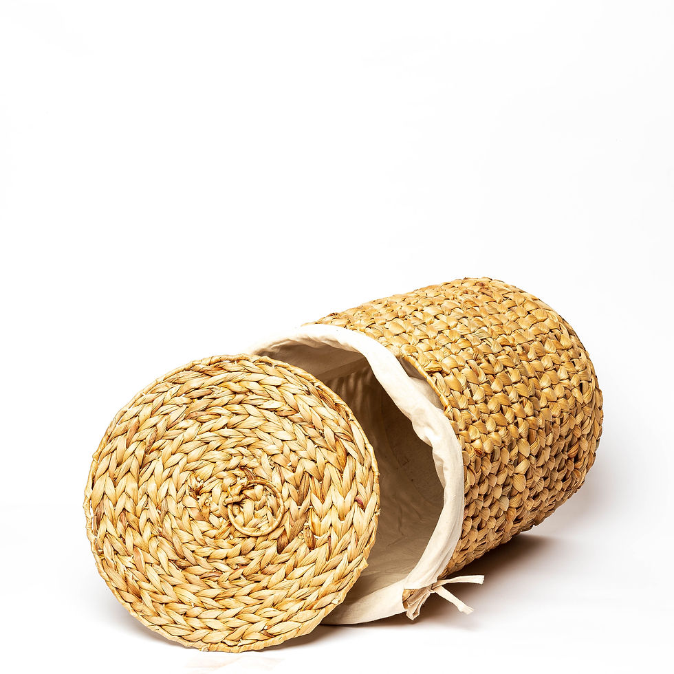 תמונה ממוזערת: סל כביסה עגול מקש