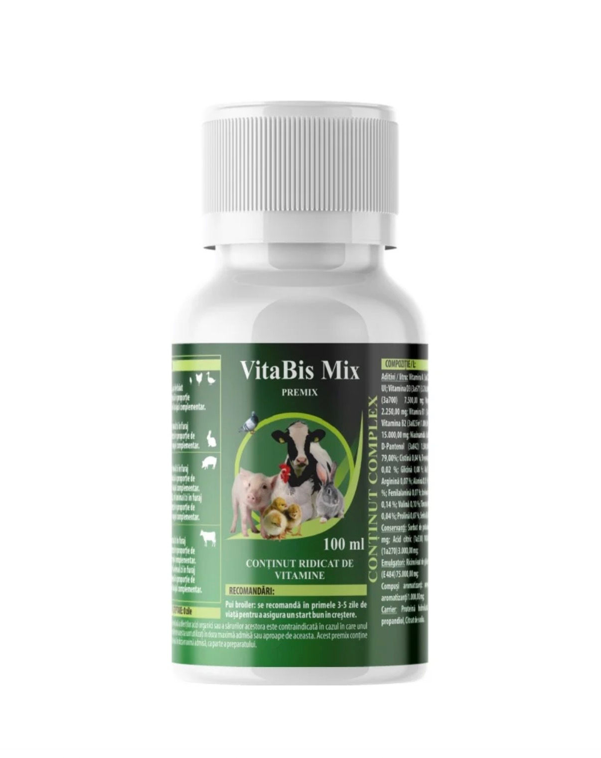 Vitabis Mix 100 ml – Supliment Vitaminico‑Aminoacidic Pentru Creștere Și Suport 