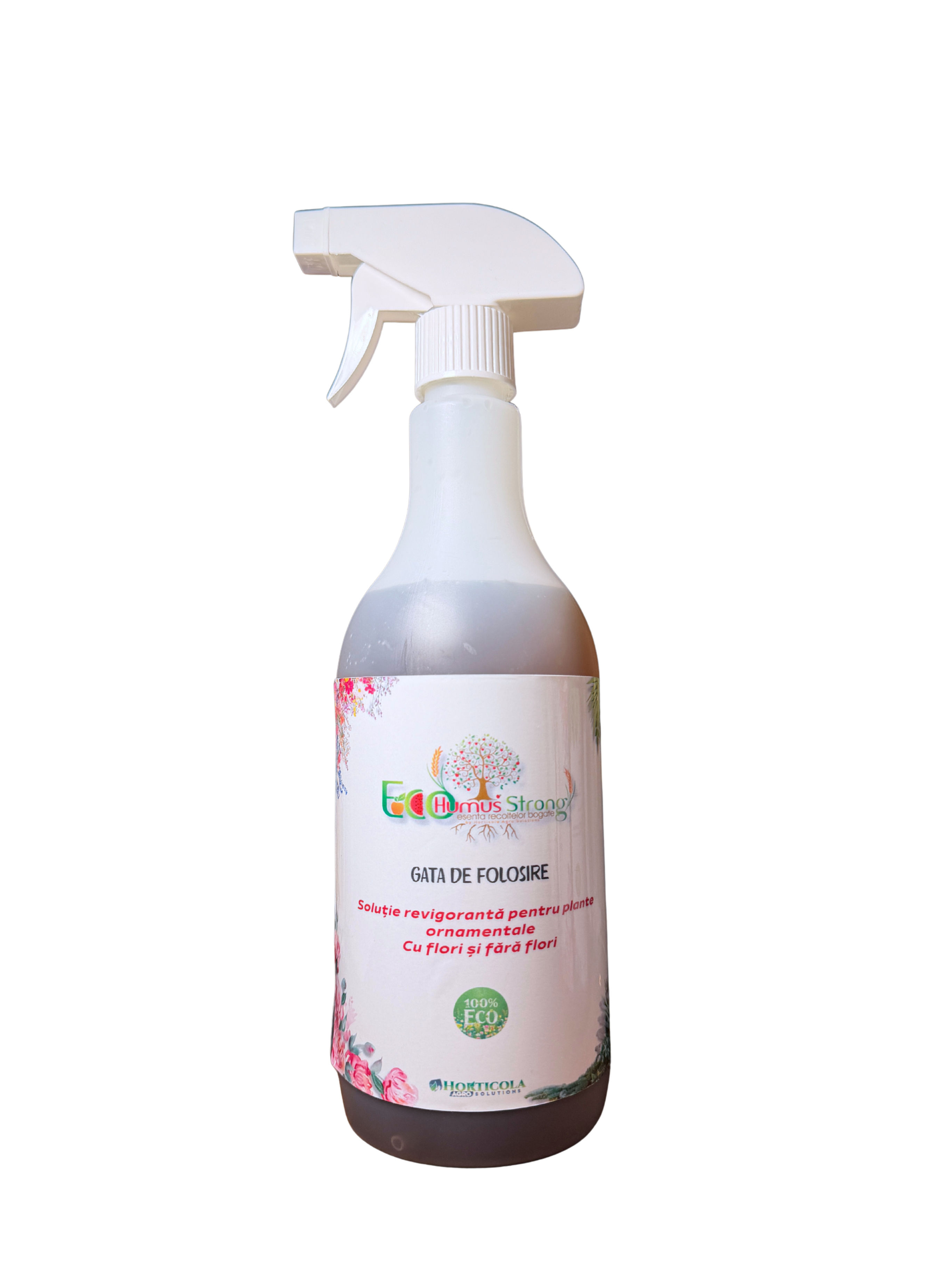 EcoHumusStrong- Gata de folosire - Plante ornamentale 750ml