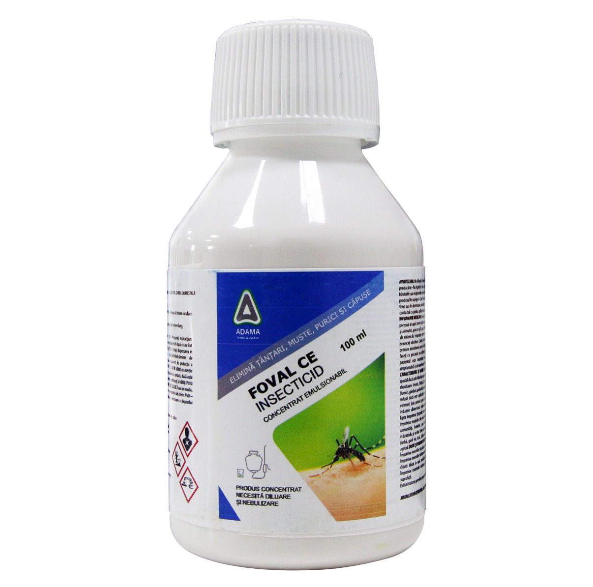 Insecticid FOVAL CE - 100 ml, Kollant Italia, Muste, Tantari, Gandaci de Bucatar