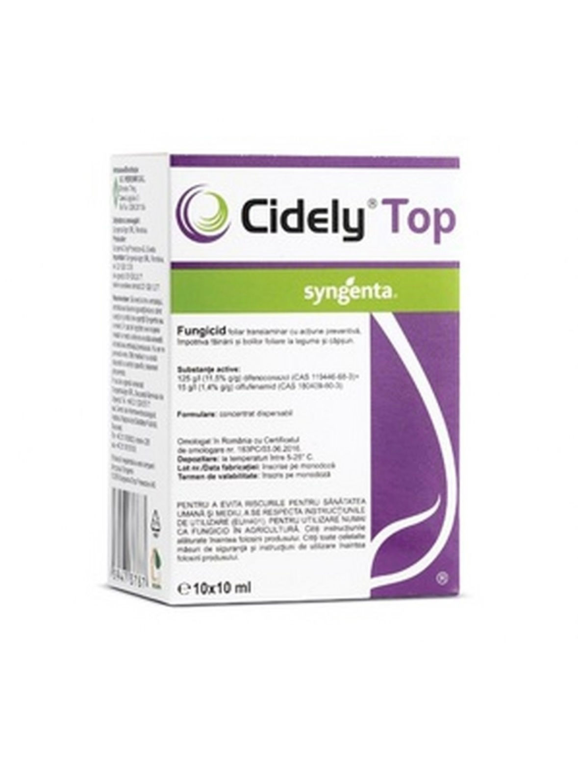 Fungicid CIDELY TOP - 10 ml, Syngenta, Sistemic