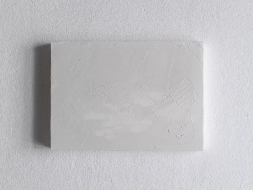 Un momento nella luce #01 2022 matita su mixed media 25.5x18.5x3 cm