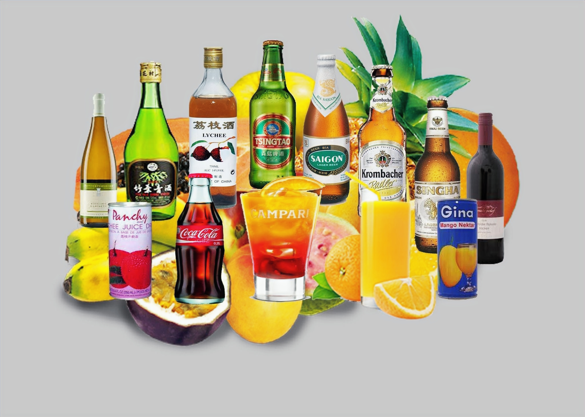 Arranged Food and Objects