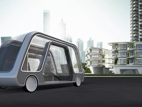 Self-Driving Car Is Actually a Tiny Hotel Suite on Wheels