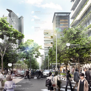 Creating A Green, Sustainable Forward Thinking City Masterplan for Indonesia's Future