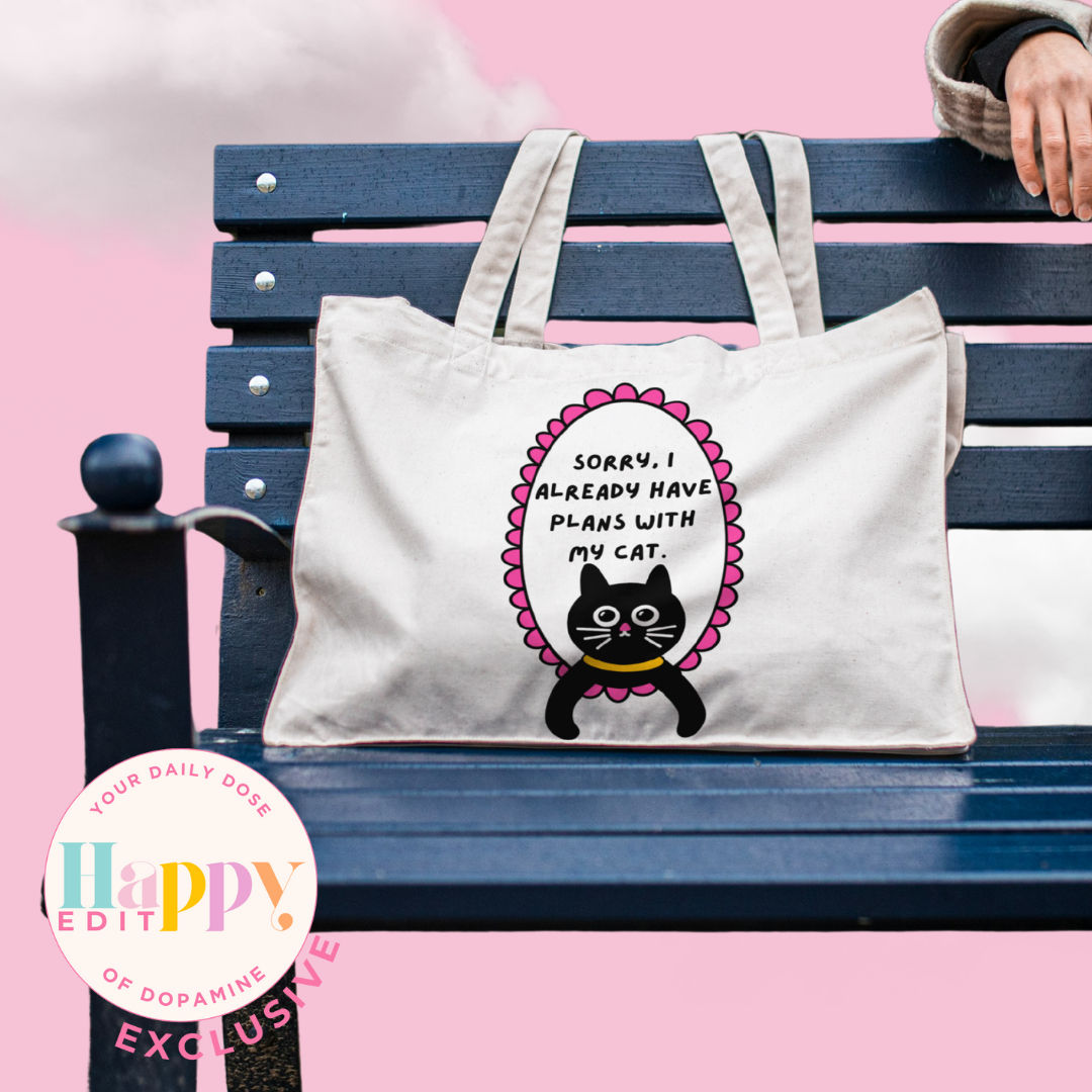 Plans with Cat Tote Bag