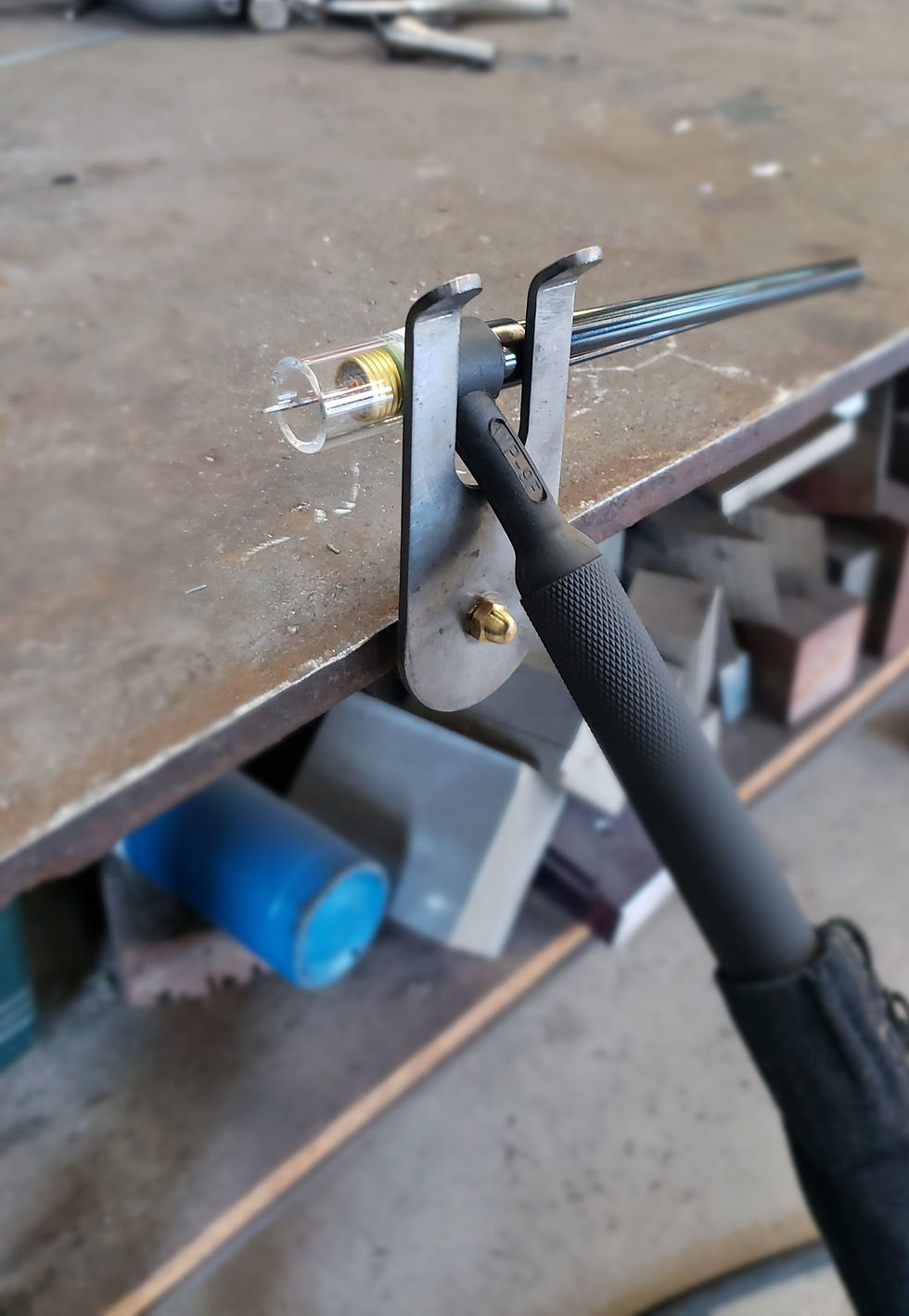 Thumbnail: Magnetic TIG torch holder - Low profile