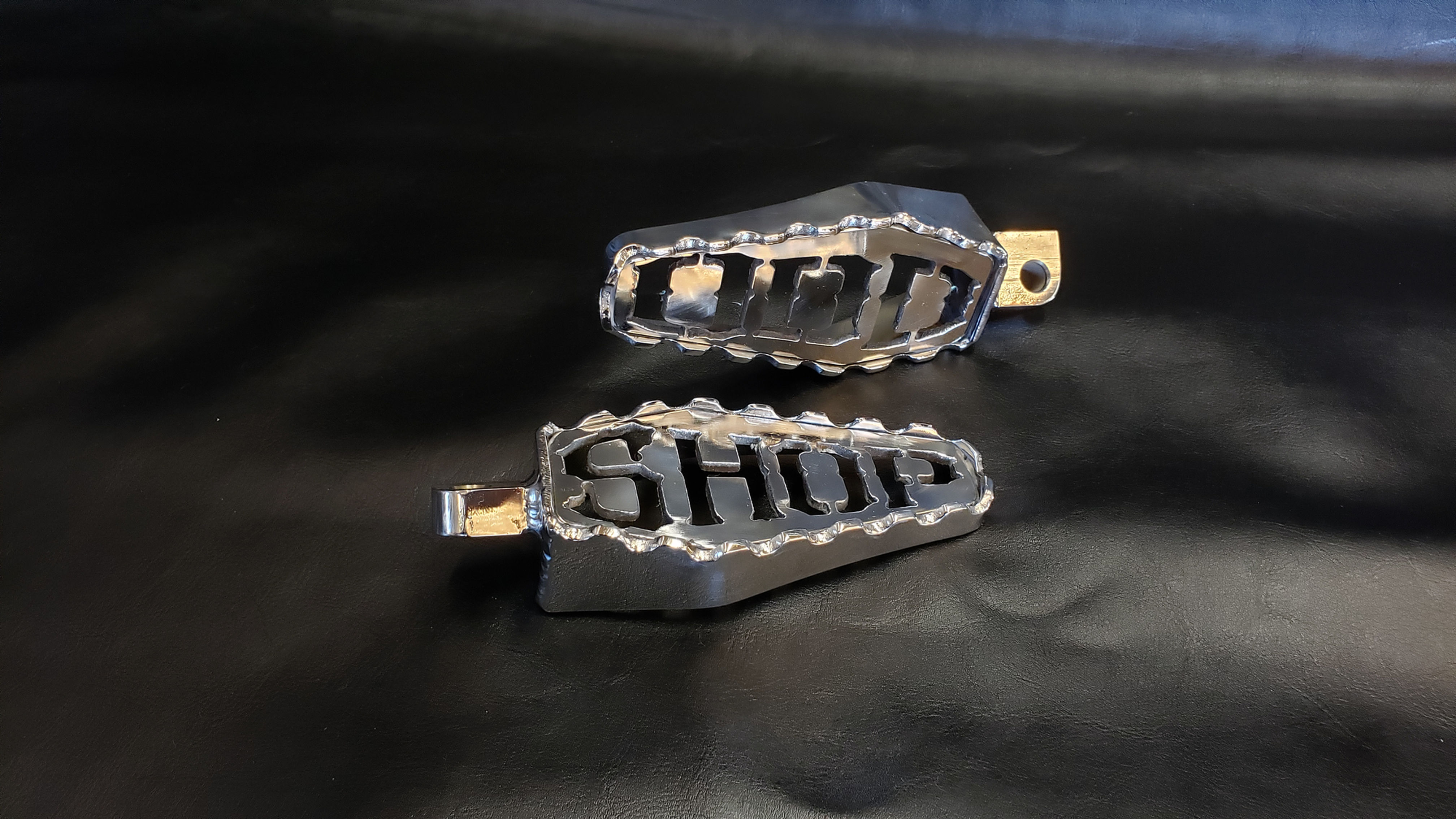 FXR MX pegs - Polished stainless